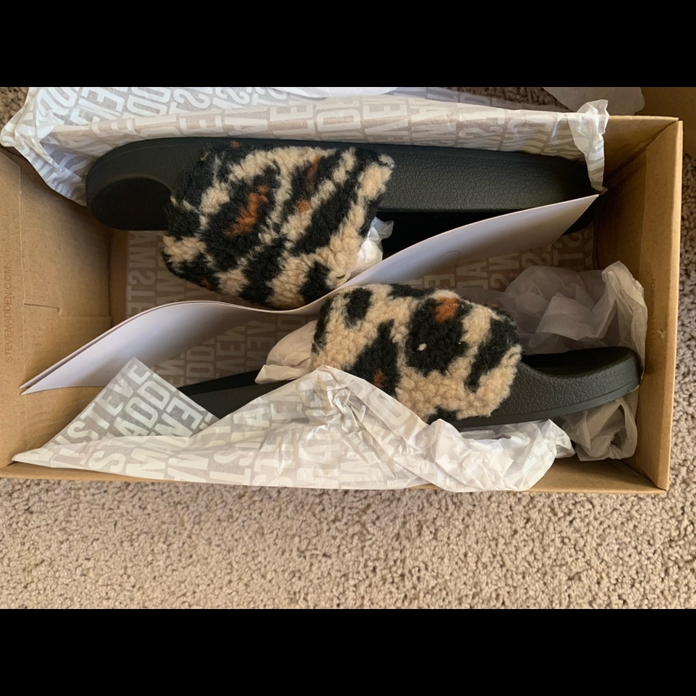 Steve Madden Sherpa Slides